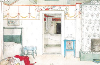 Il pisolino di Brita da Carl Larsson